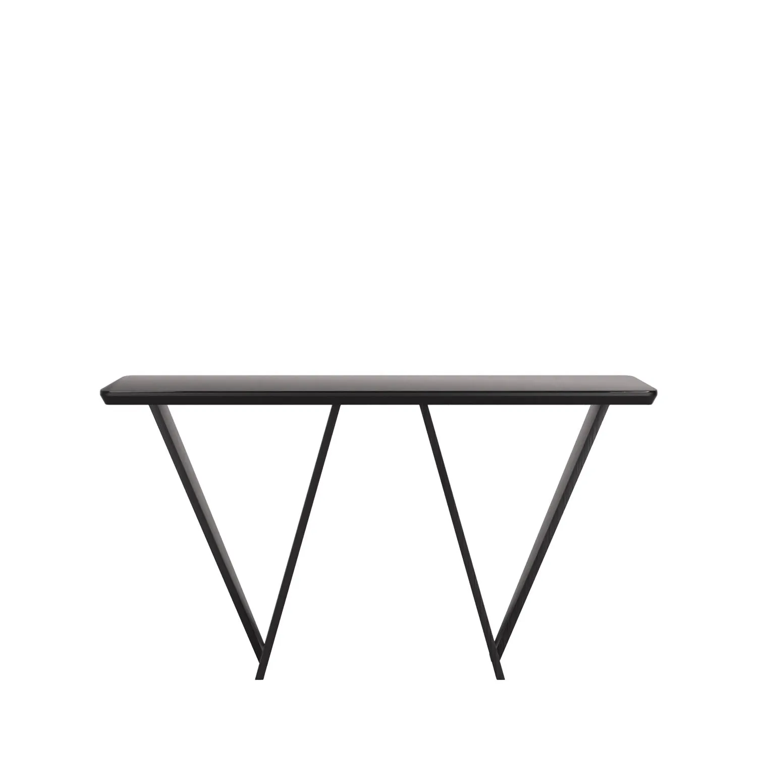 Aparador com Vidro Ansel 135 cm - Preto