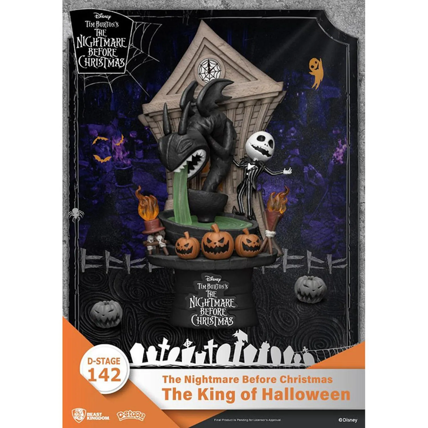 Beast Kingdom Estatuilla Ds-142 The King Of Halloween El Extraño Mundo De Jack