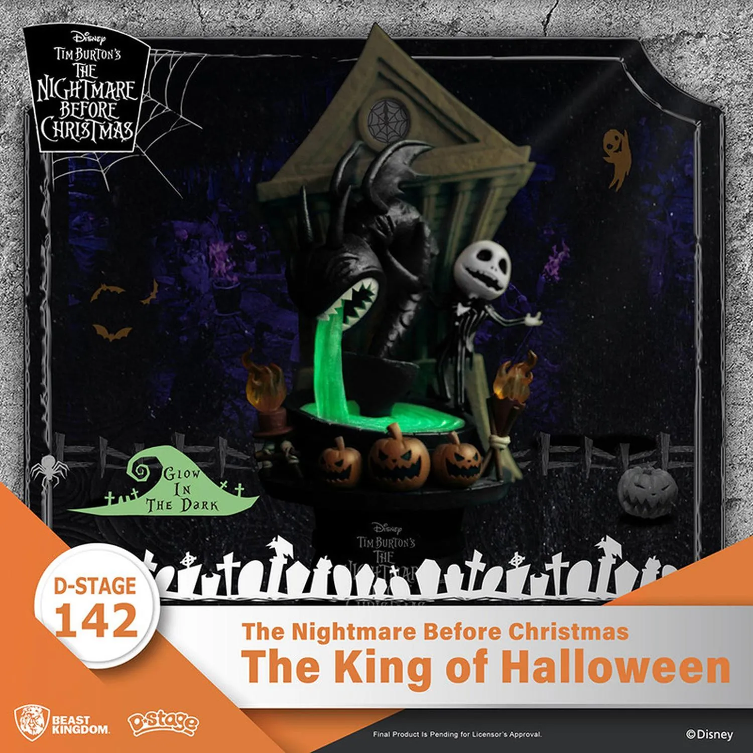 Beast Kingdom Estatuilla Ds-142 The King Of Halloween El Extraño Mundo De Jack