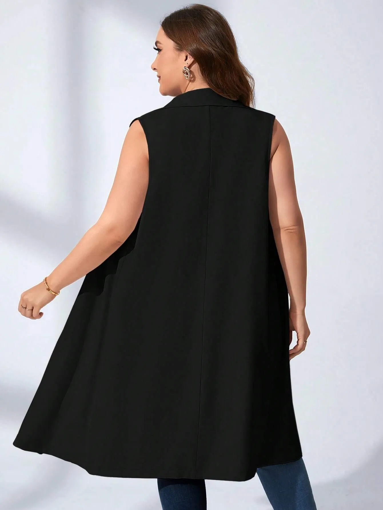 Blazer Transpassado Plus Size - Stefania