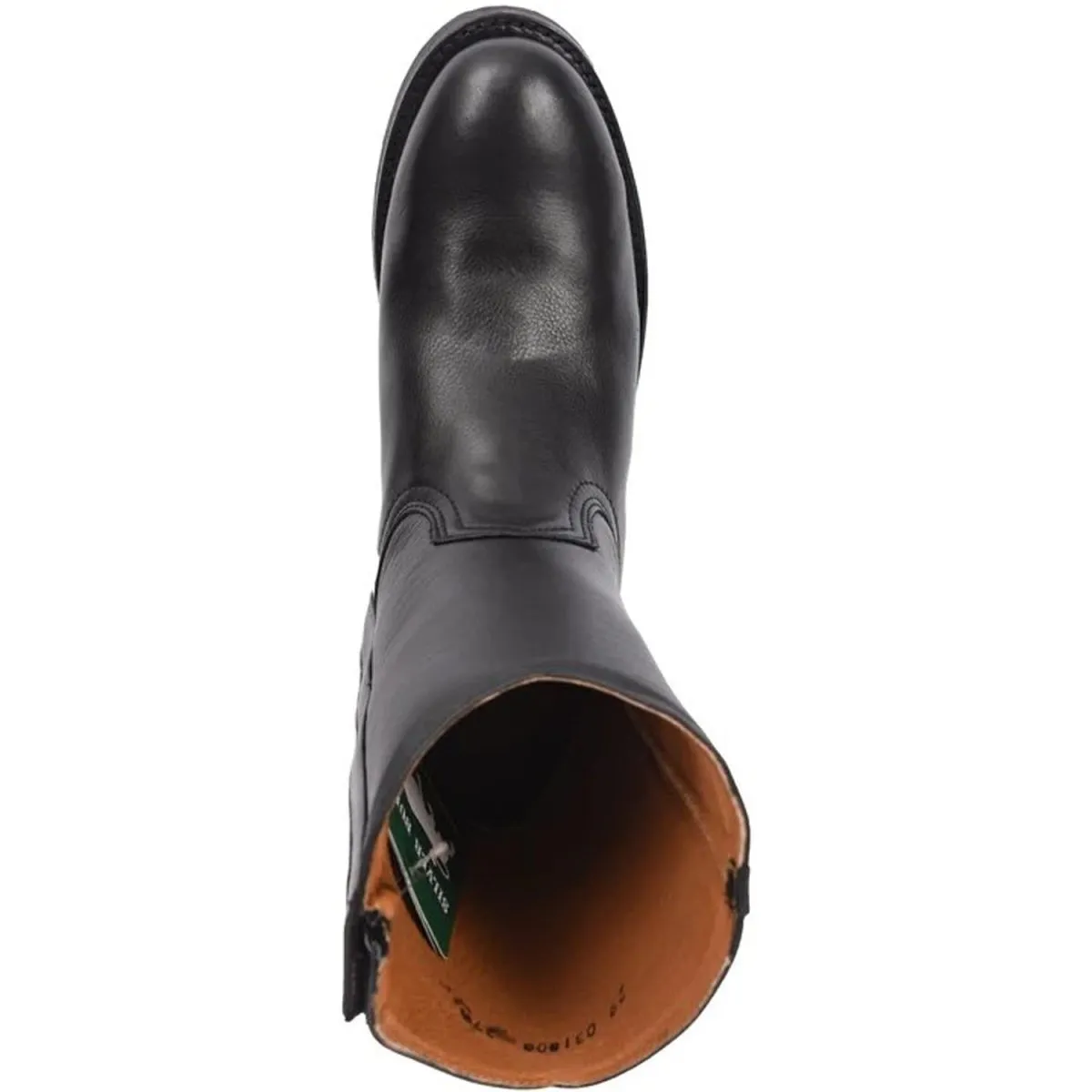 Botas de Cuero Original Horma Ropper Redonda Color Negro JB-SB1000