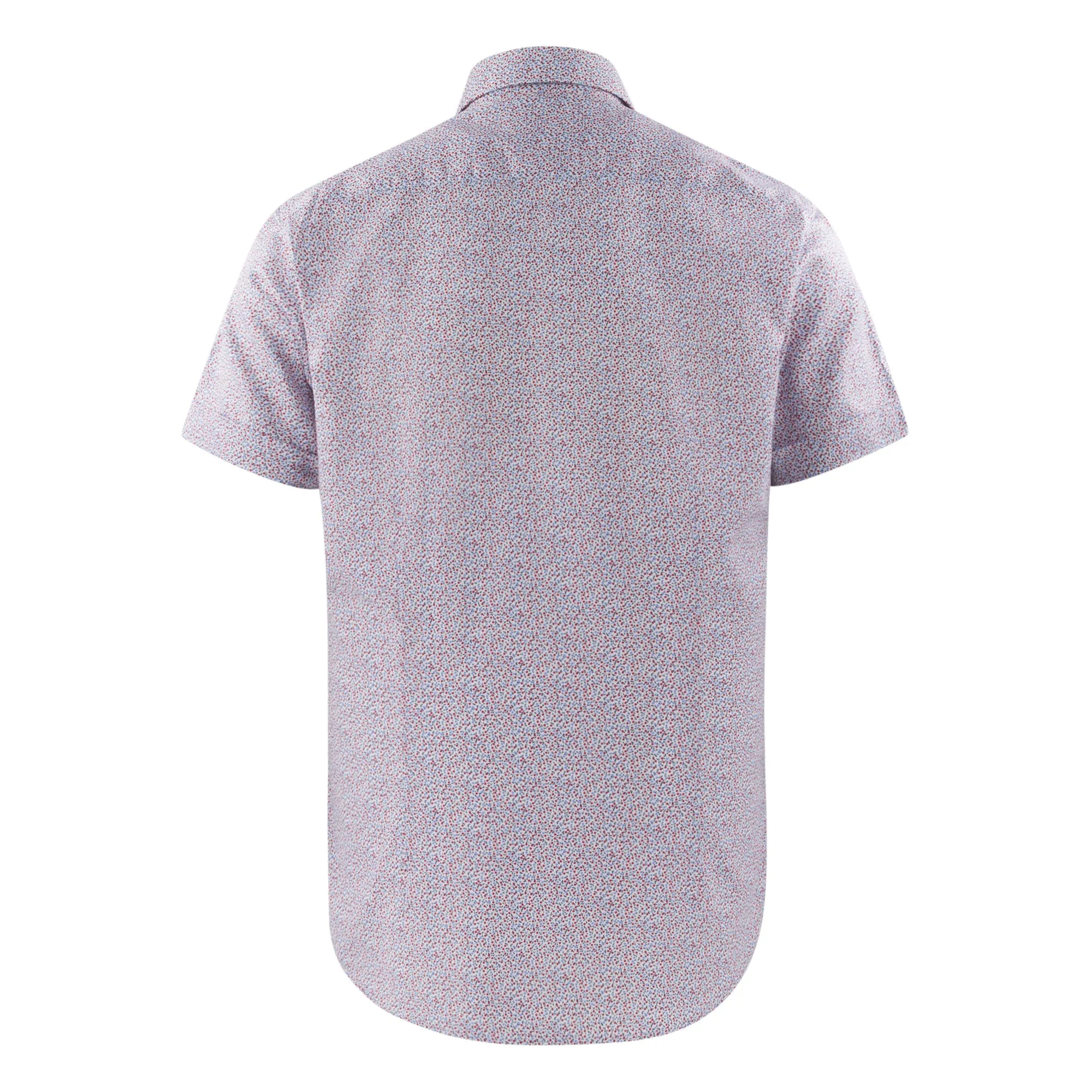 Camisa estampada slim fit 416886