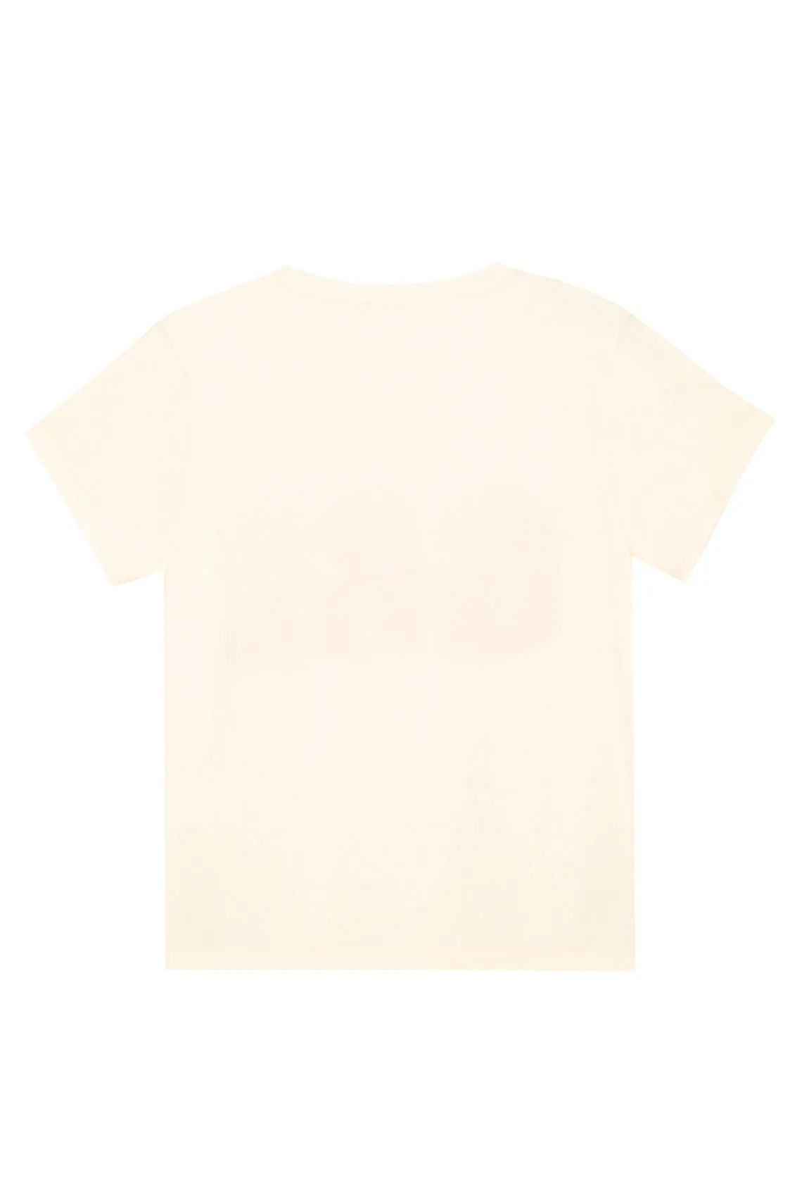 Camiseta crudo básica estampada para mujer