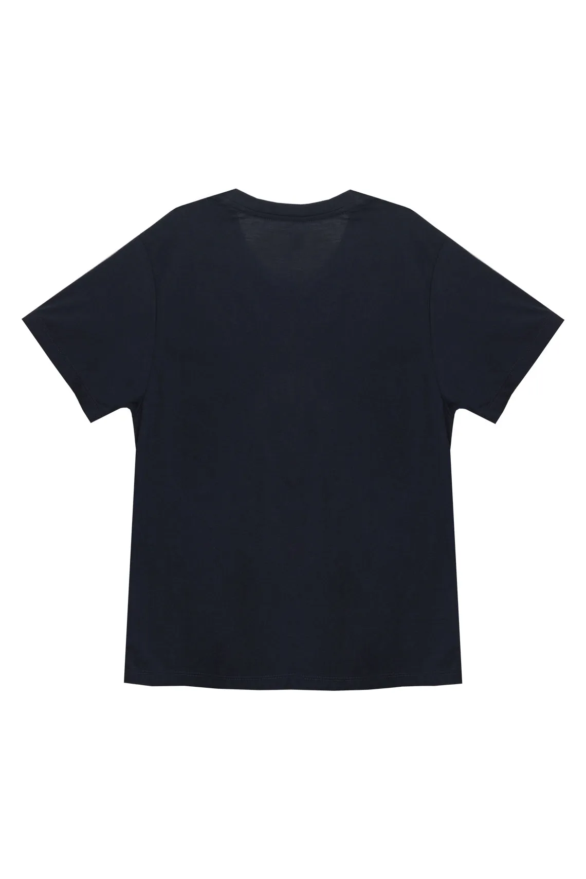 Camiseta estampada azul para mujer