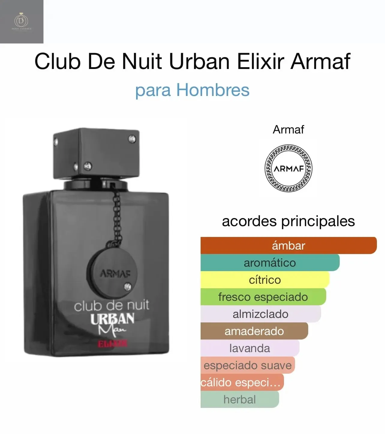 Club De Nuit Urban Elixir de Armaf 105 ML