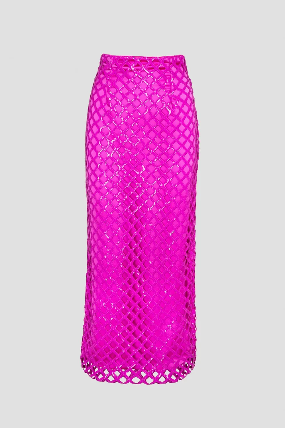 Falda tubo lentejuela fucsia