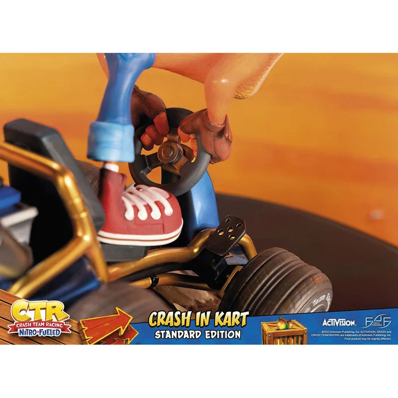First 4 Figures Estatuilla Kart Crash Bandicoot