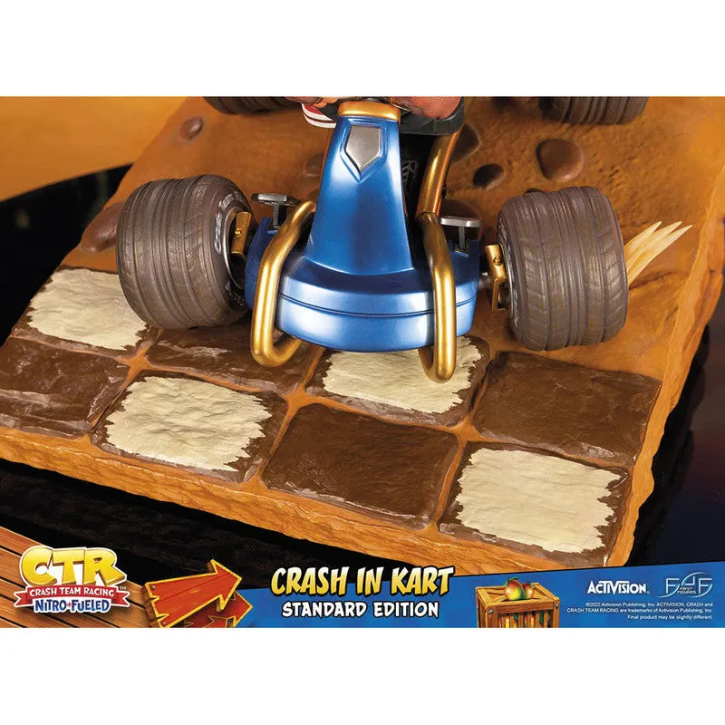 First 4 Figures Estatuilla Kart Crash Bandicoot