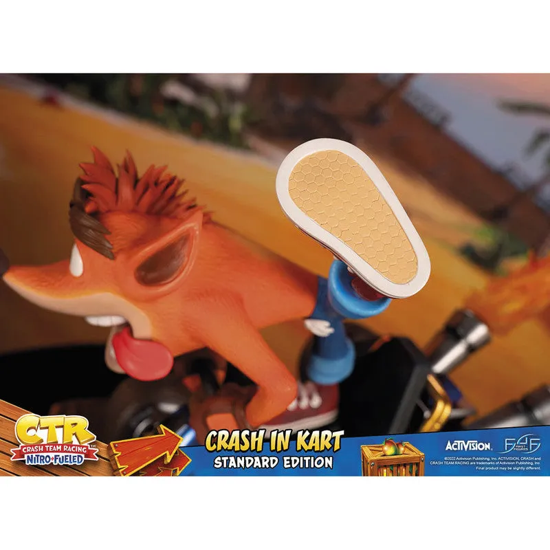 First 4 Figures Estatuilla Kart Crash Bandicoot