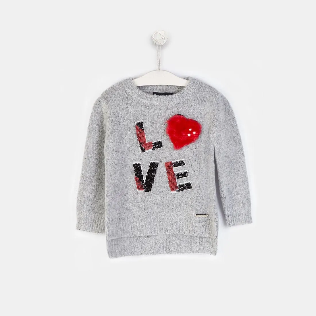 Jersey de Niña Love Gris