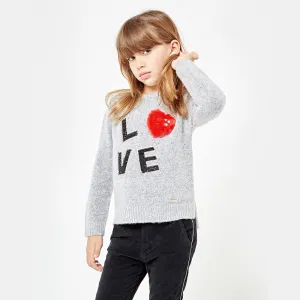 Jersey de Niña Love Gris