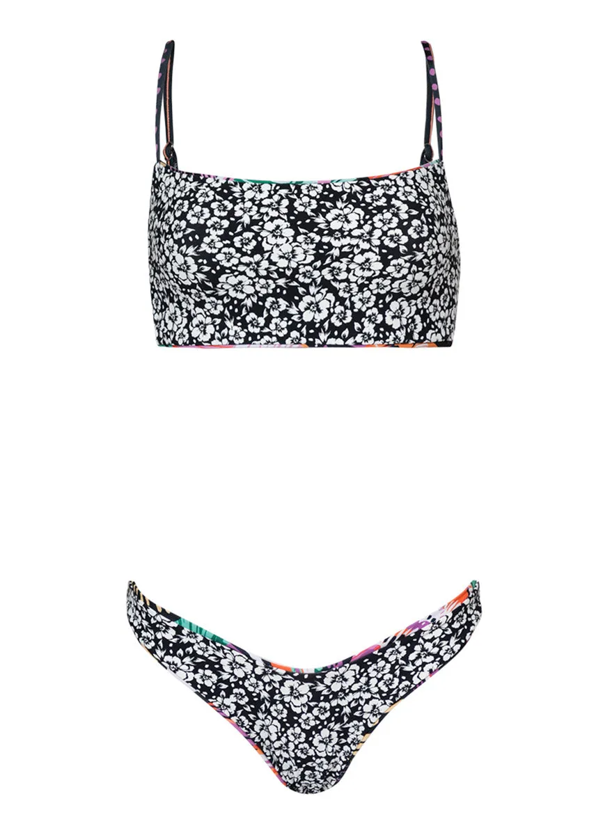 Maaji Apricot Blooms Scape Classic Bralette Bikini Top