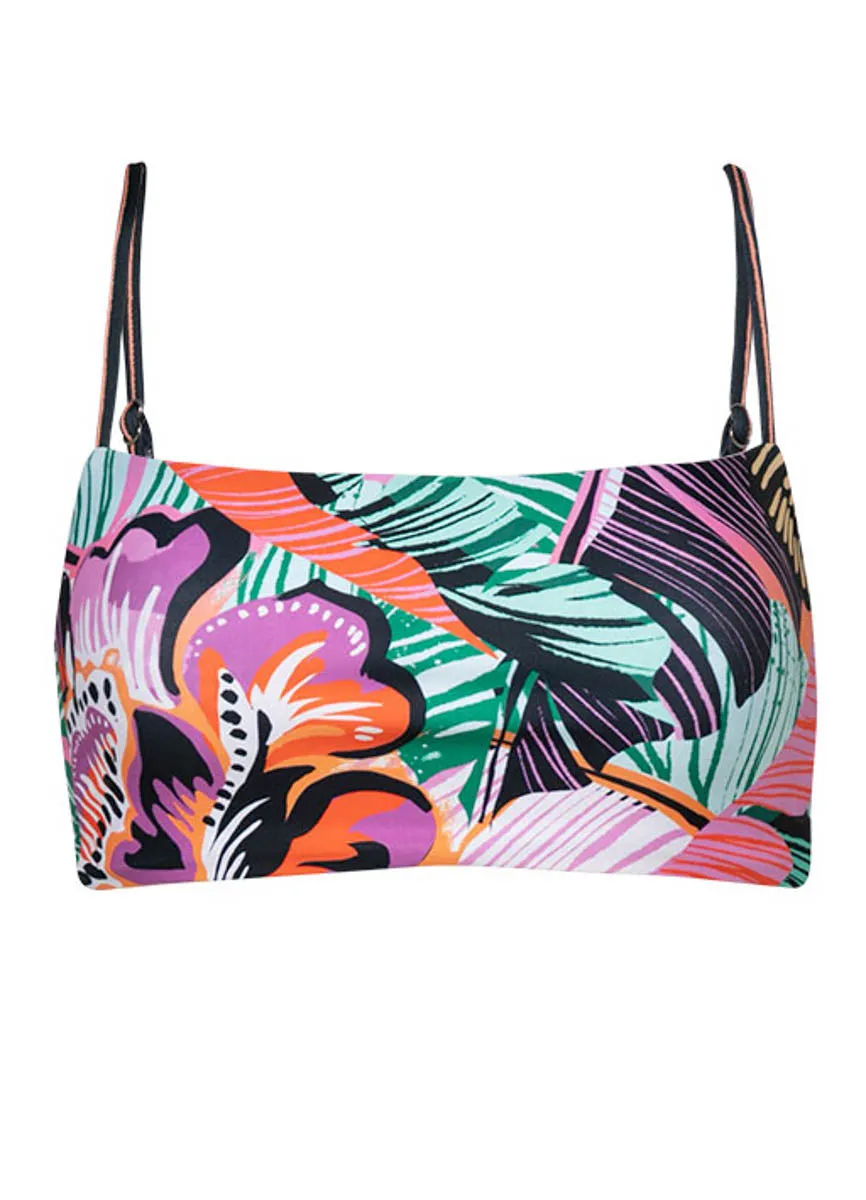 Maaji Apricot Blooms Scape Classic Bralette Bikini Top