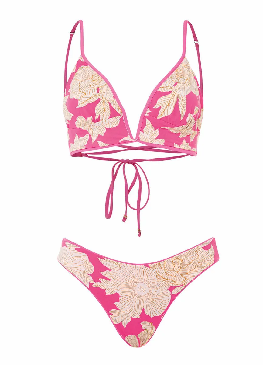 Maaji Radiant Pink Sublimity Classic Bikini Bottom