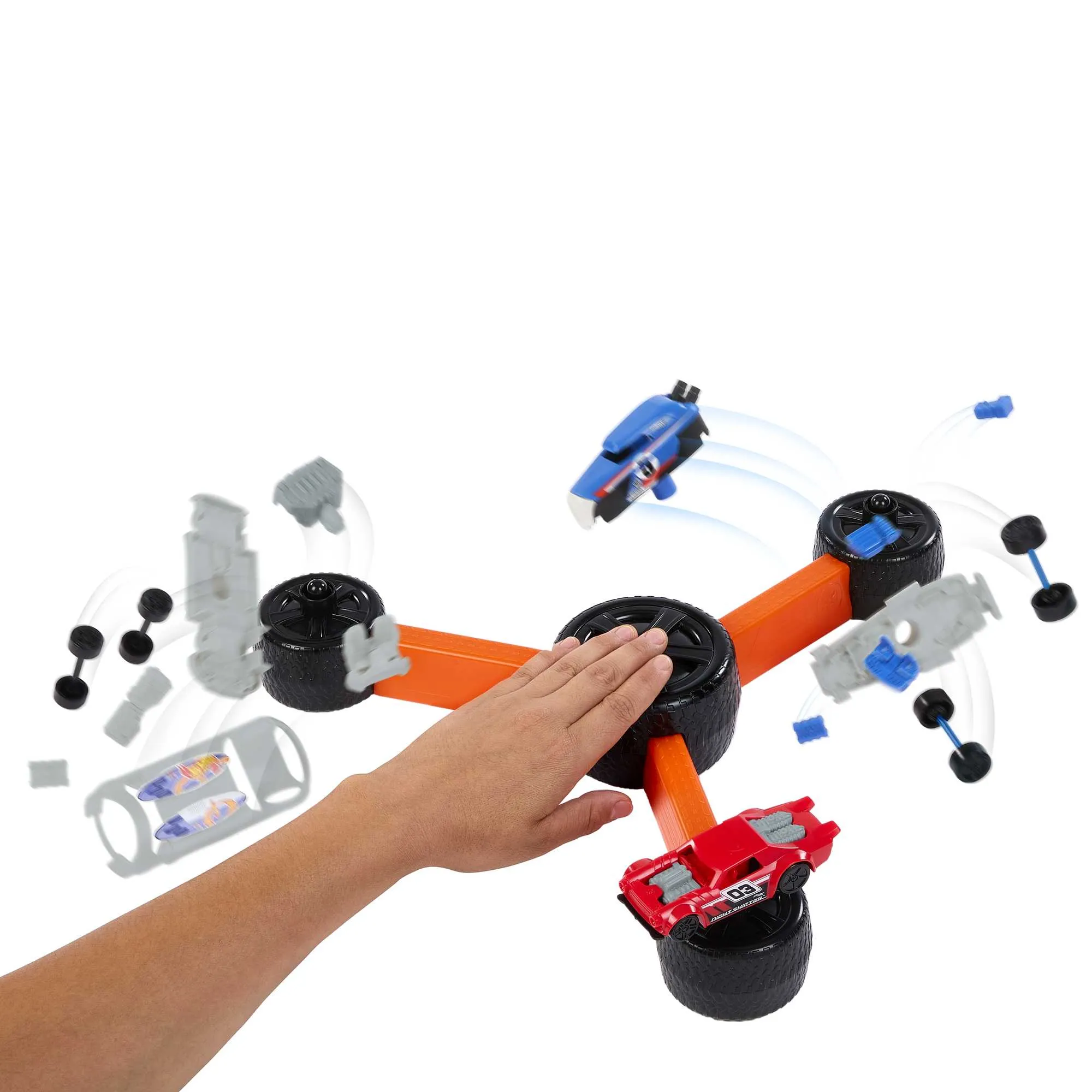 Mattel Games Kids Juego de Mesa Hot Wheels Construye y Destruye