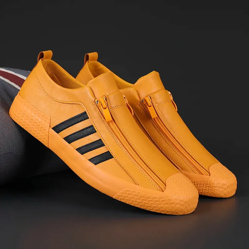Mocassim Masculino Casual de Couro