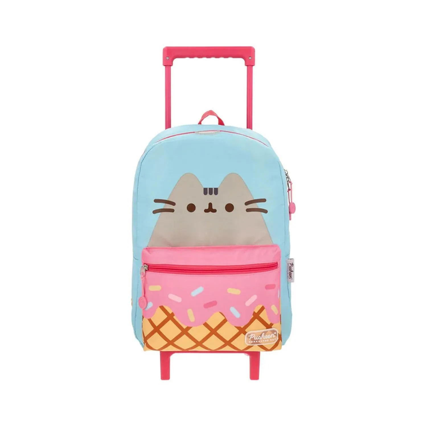 New Arrival Kee Pack Mochila Con Llantas Azul Con Rosa Cupcake Pusheen