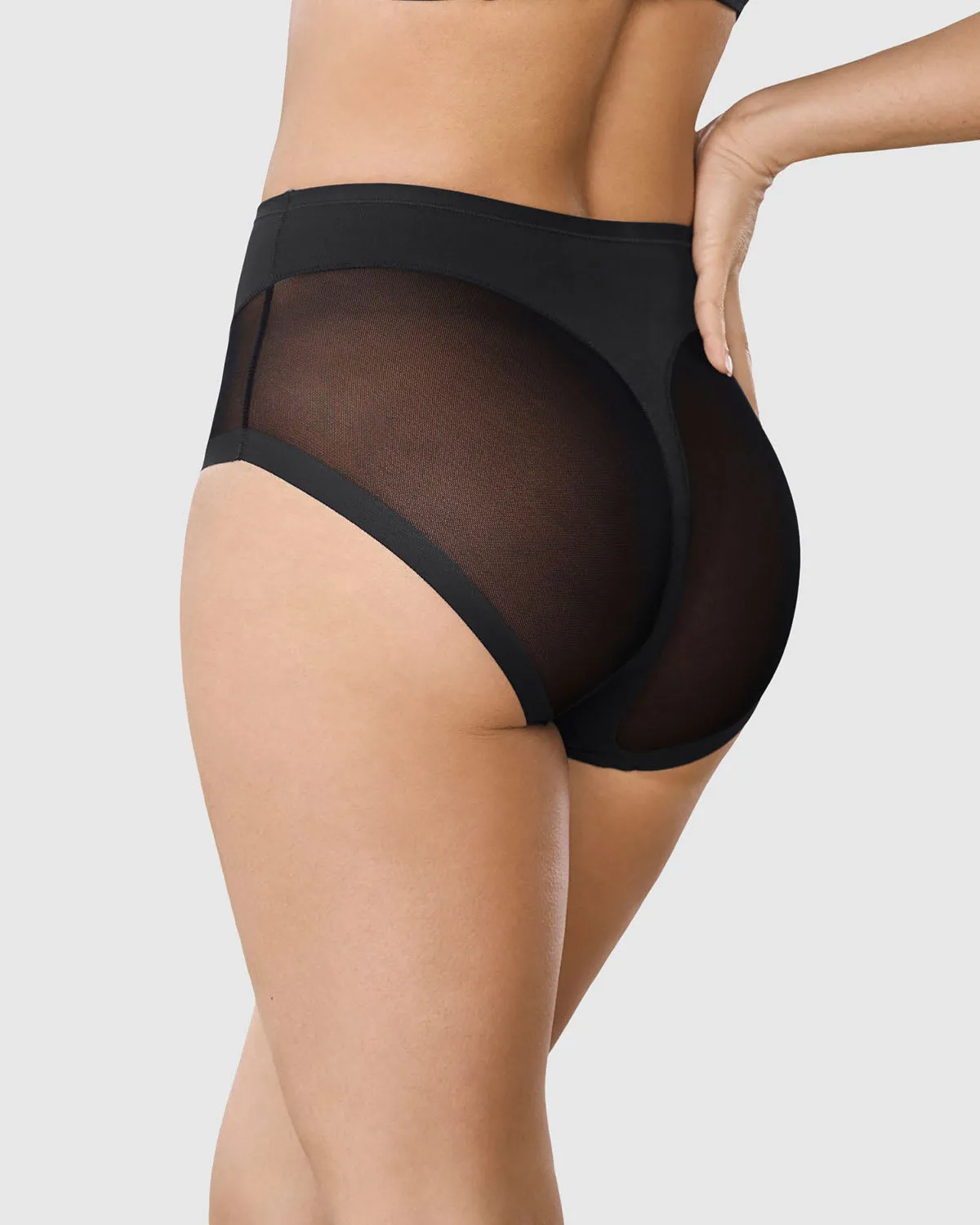 Panty clásico invisible con tul