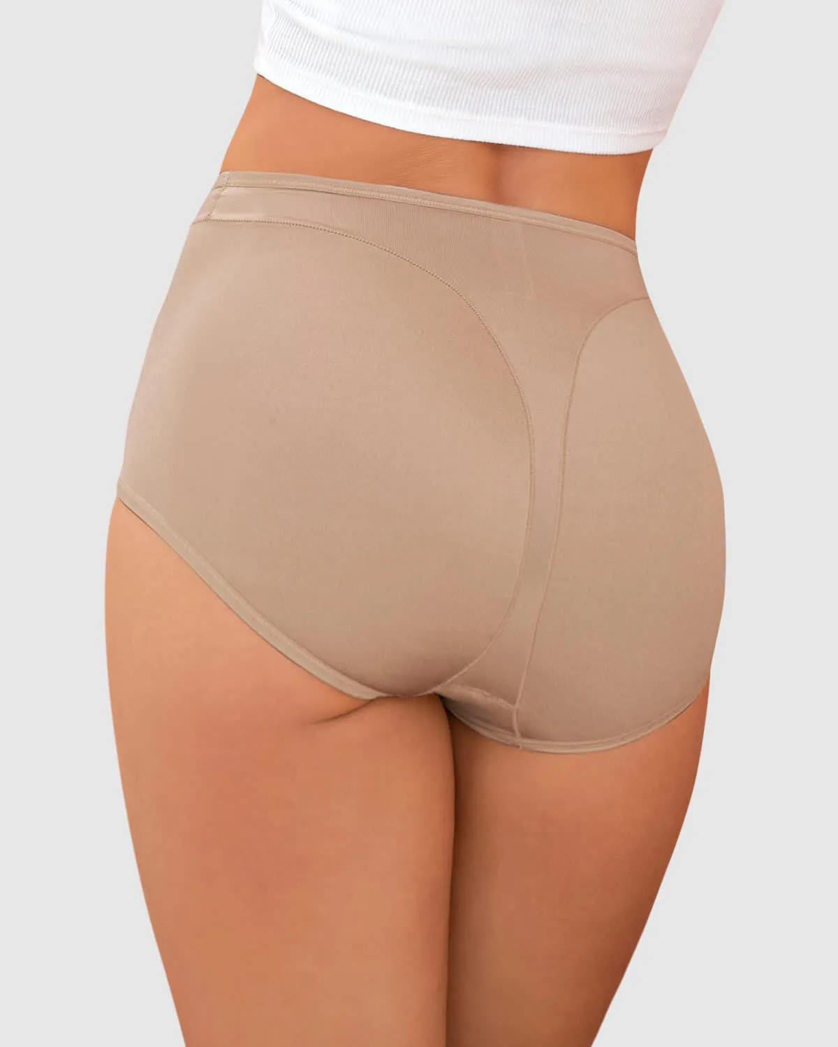 Panty clásico tiro alto de control de abdomen