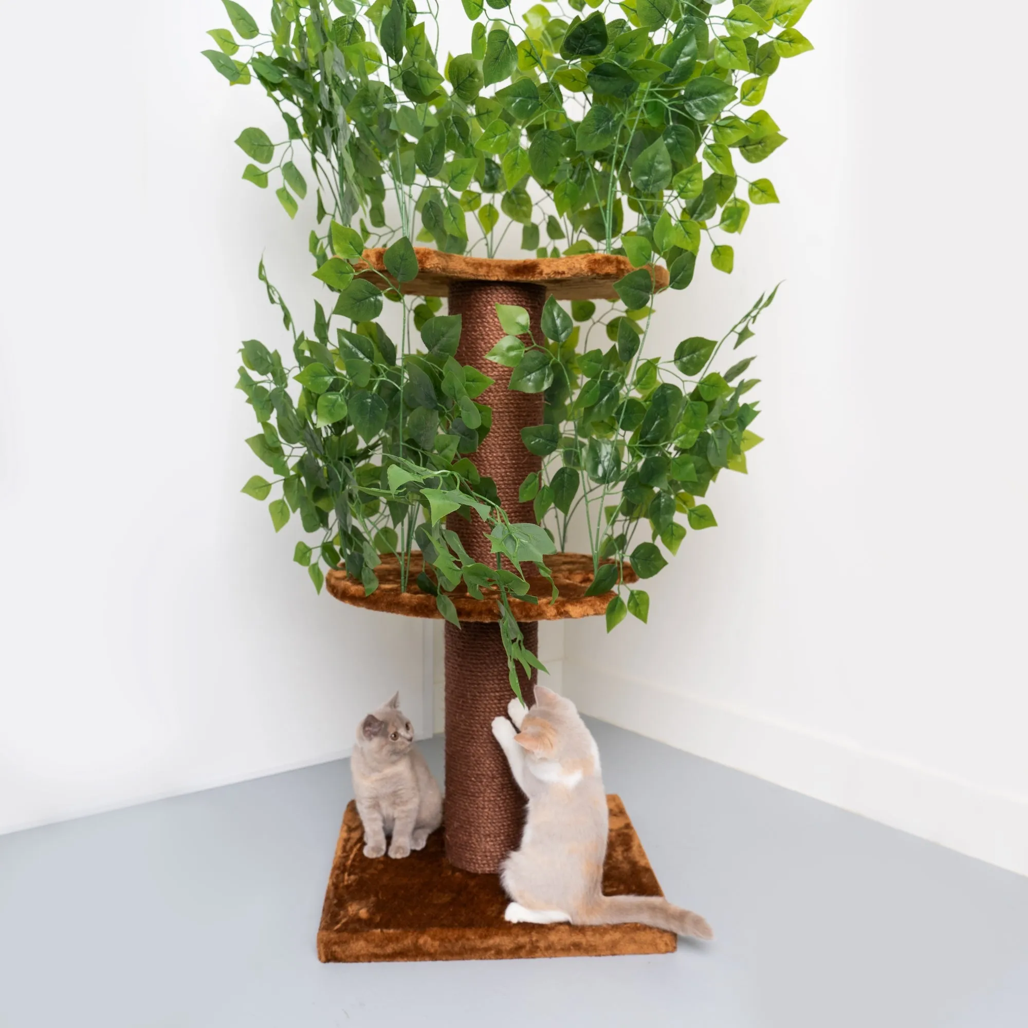 Árbol Rascador Para Gatos Diseño Natural Leaves