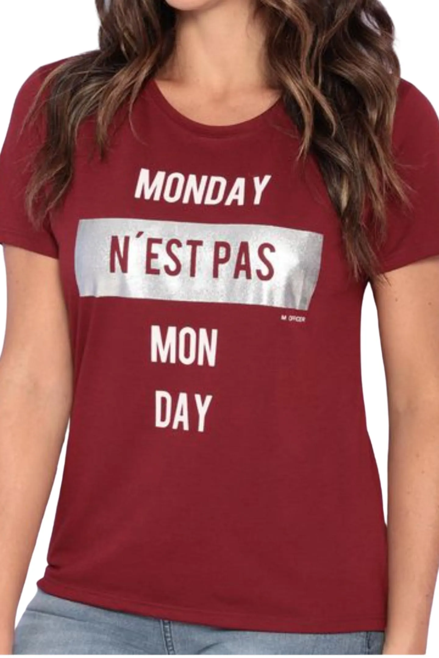 T-SHIRT M/C BASIC EST MONDAY FOIL