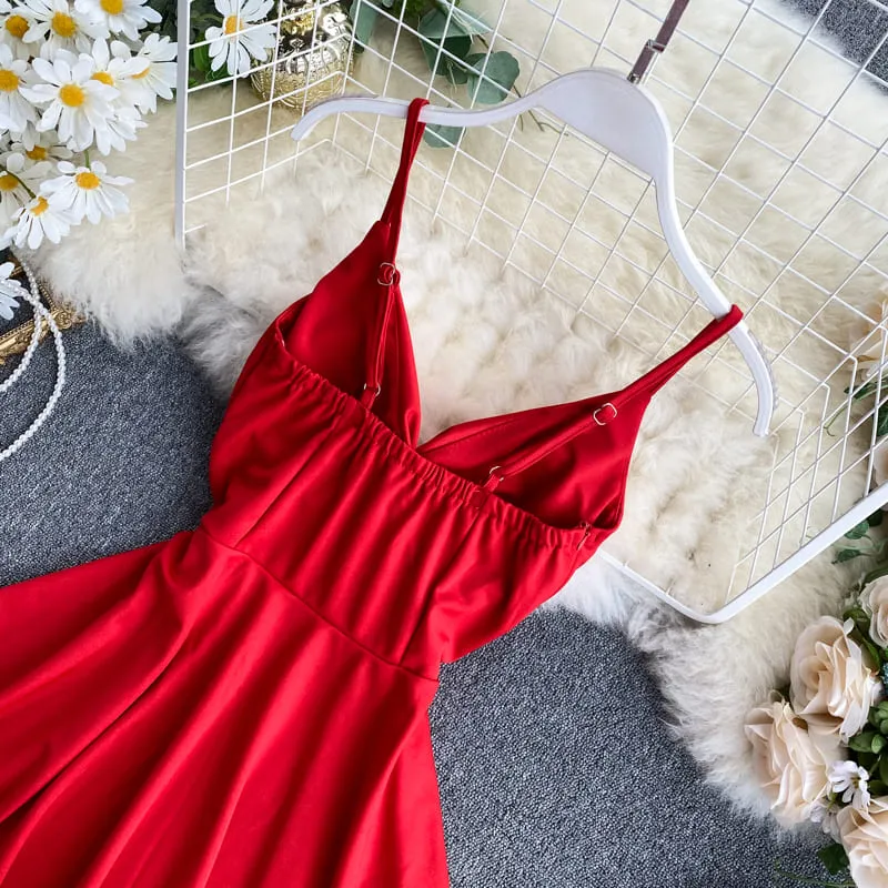 Vestido de Festa Curto c/Bojo Acinturado Alcinha