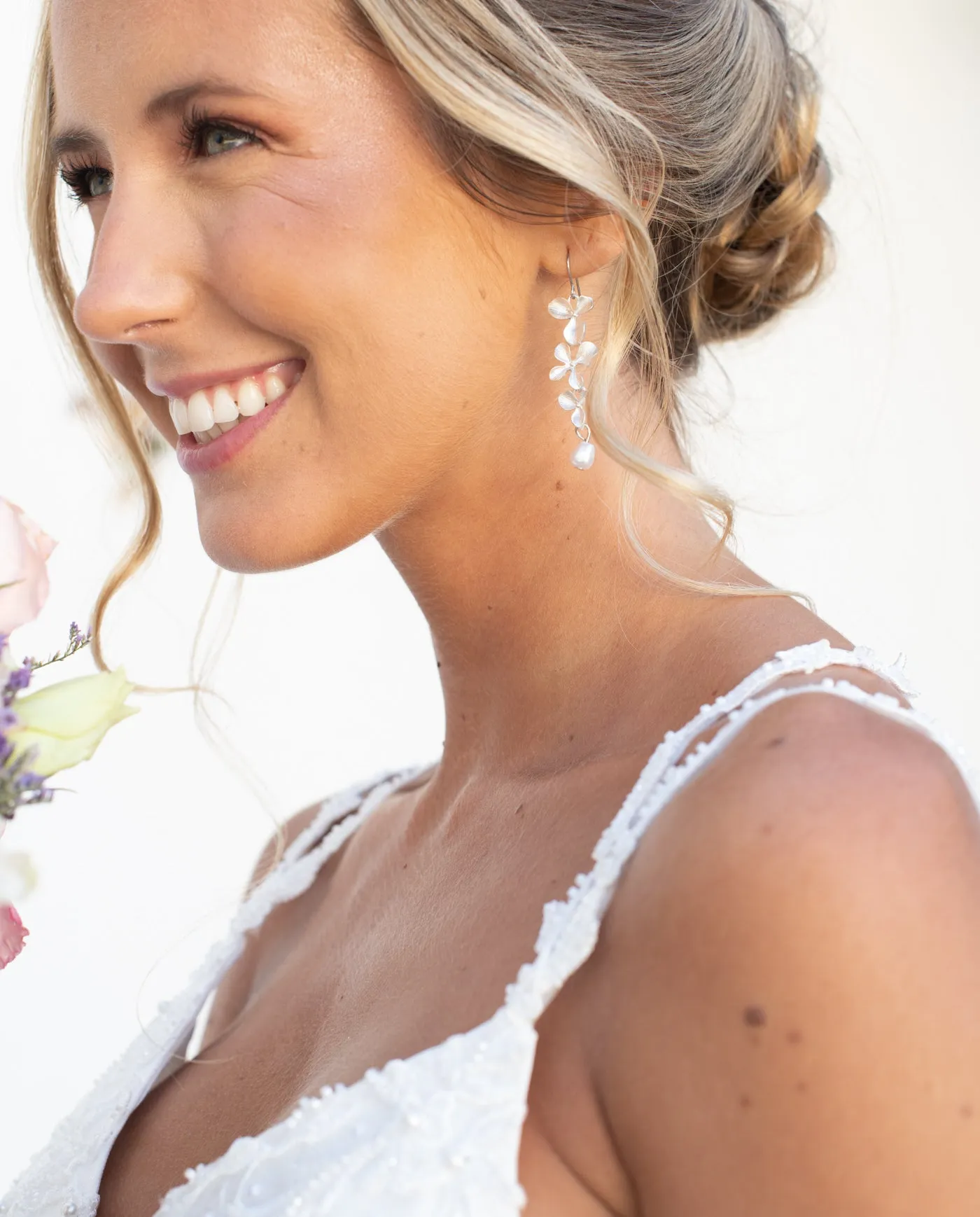 Vestido Largo de Novia Fiorella Blanco